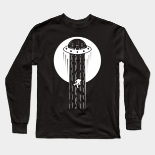 BIgfoot UFo Abduction Long Sleeve T-Shirt